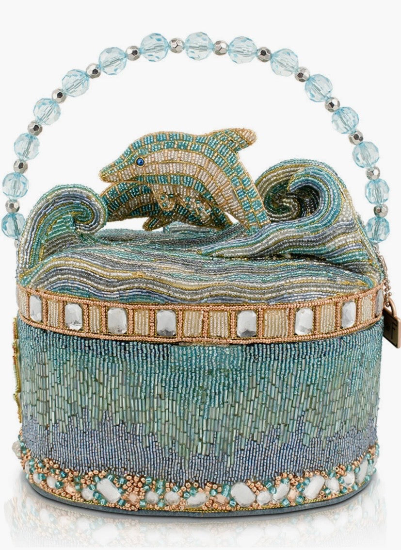 Crystal Dolphin Crossbody Handbag