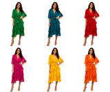 Best Selling Dress Made up of 30% Silk, 70% Viscose
