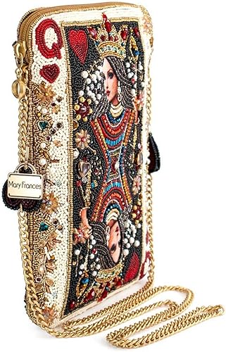 Mary Frances The Queen Beaded Mini Crossbody Bag