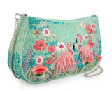 Flirty Flamingo Crossbody Handbag