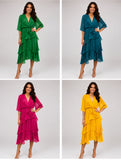 Best Selling Dress Made up of 30% Silk, 70% Viscose