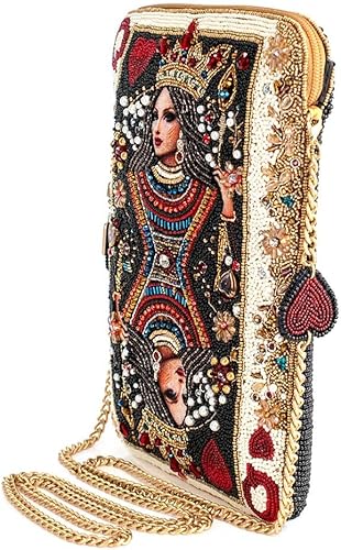 Mary Frances The Queen Beaded Mini Crossbody Bag