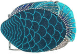 Mary Frances Gone Fishing Beaded Crossbody Handbag