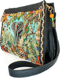 Wild Kingdom Beaded Crossbody Handbag