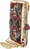 Mary Frances The Queen Beaded Mini Crossbody Bag