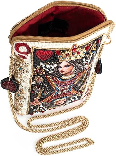 Mary Frances The Queen Beaded Mini Crossbody Bag