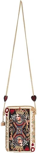 Mary Frances The Queen Beaded Mini Crossbody Bag