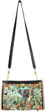 Wild Kingdom Beaded Crossbody Handbag