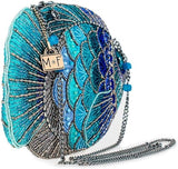 Mary Frances Gone Fishing Beaded Crossbody Handbag