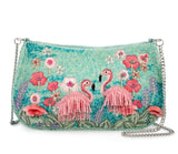 Flirty Flamingo Crossbody Handbag