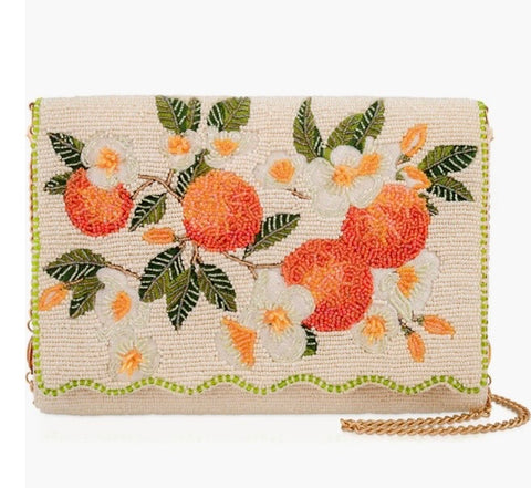Sun Kissed Orange Crossbody Handbag