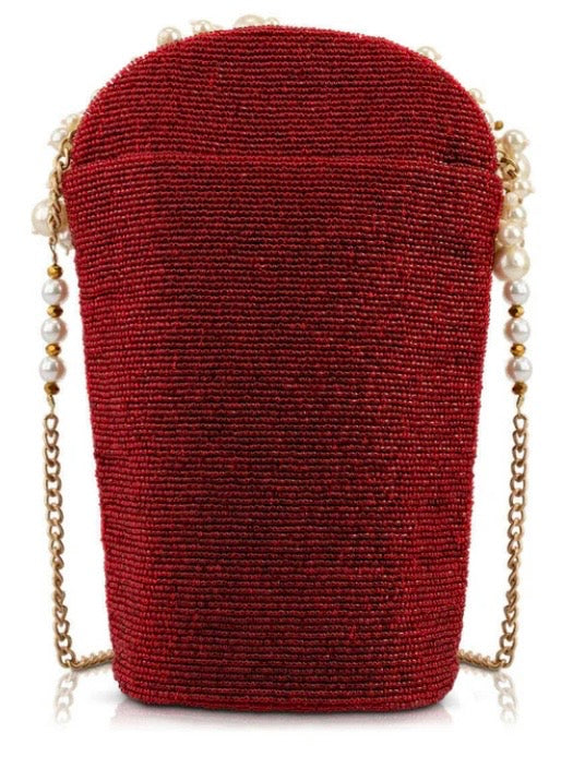 Movie Night Popcorn Crossbody Handbag