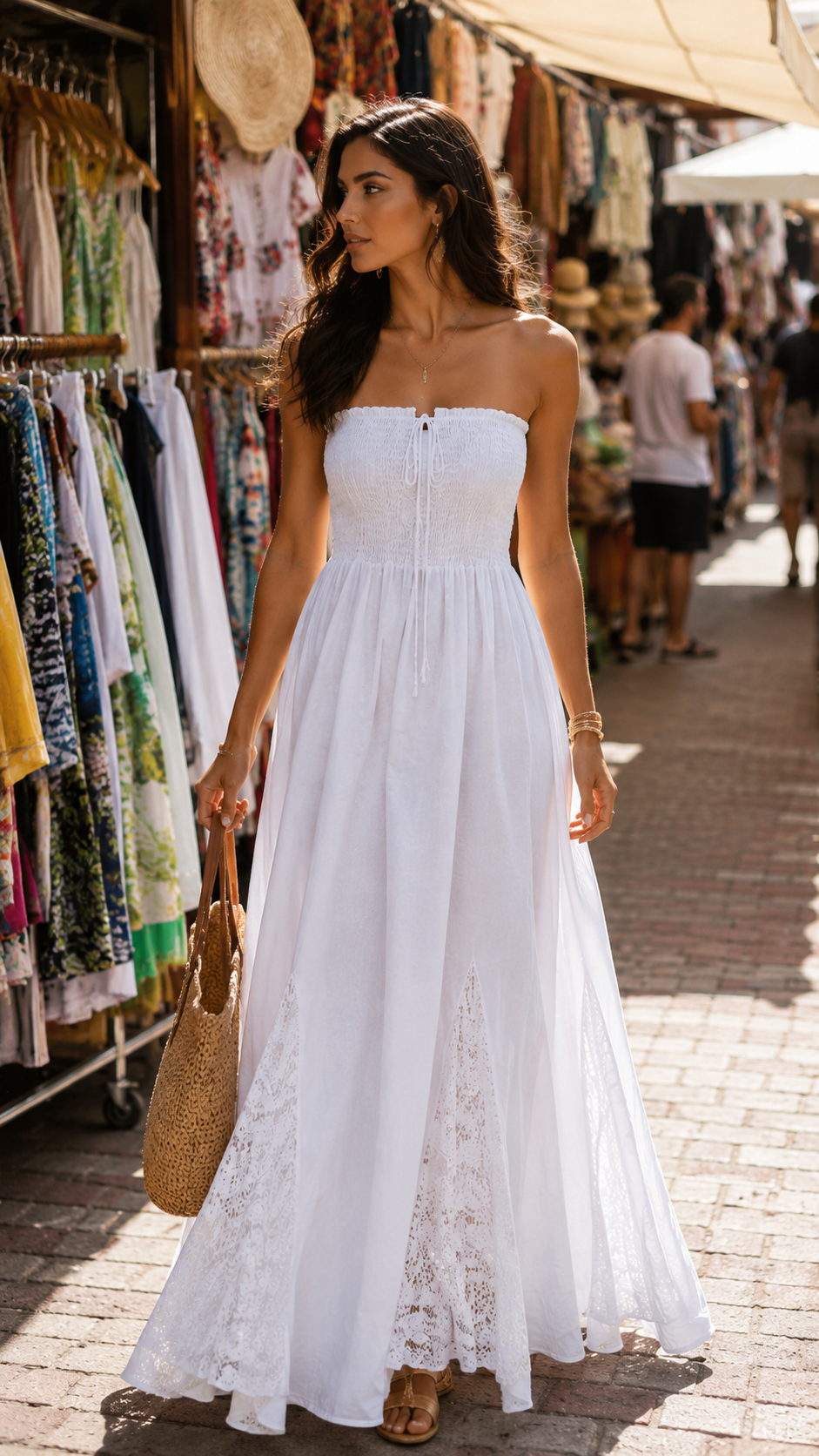 100% Italian Linen — Made in Italy, Finished with Delicate Lace