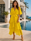 Best Selling Dress Made up of 30% Silk, 70% Viscose