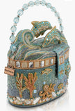 Crystal Dolphin Crossbody Handbag