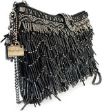 Shimmy, Black Crossbody Handbag
